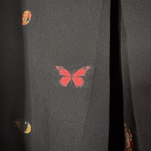 Alexander McQueen Black Embroidered Skirt Size IT 44 Pleated NWT Avant Garde - Picture 6 of 13